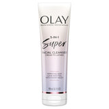 Olay Super Facial Cleanser – Advanced Deep Clean & Hydrating Formula for All Skin Types, Gently Removes Impurities and Makeup, Enhances Moisture Balance, Promotes Radiant and Smooth Skin, 6.7 oz