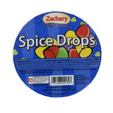 Zachary Spice Drops Tub 32 oz. Jelly Candy Regular Size Pieces