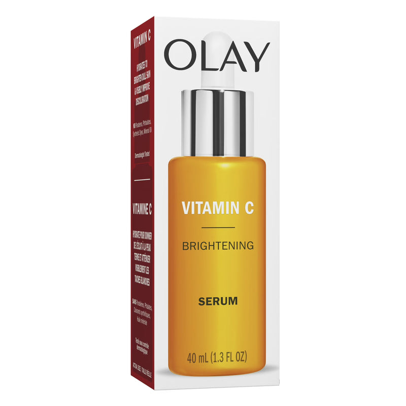 Olay Skin Care Vitamin C + Peptide 24 Brightening Facial Serum, for Dry Dull Skin, 1.3 fl oz