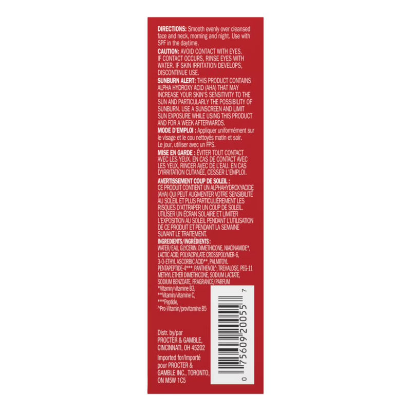 Olay Skin Care Vitamin C + Peptide 24 Brightening Facial Serum, for Dry Dull Skin, 1.3 fl oz