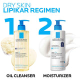 La Roche-Posay Lipikar AP+ Gentle Foaming Cleansing Oil Body Wash for Eczema & Sensitive Skin, 13.52 fl oz