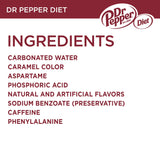 Diet Dr Pepper Soda Pop, 16.9 fl oz, 6 Pack Bottles