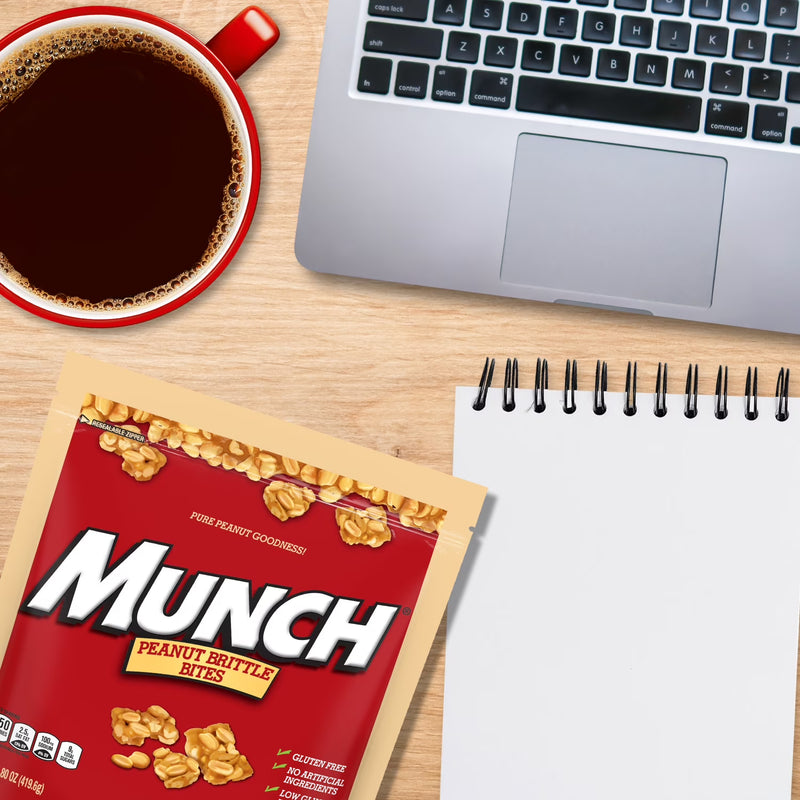 Munch Peanut Brittle Bites Gluten-Free, 14.8 oz