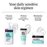 Neutrogena Ultra Gentle Foaming Facial Cleanser, Daily Face Wash, 12 fl. oz