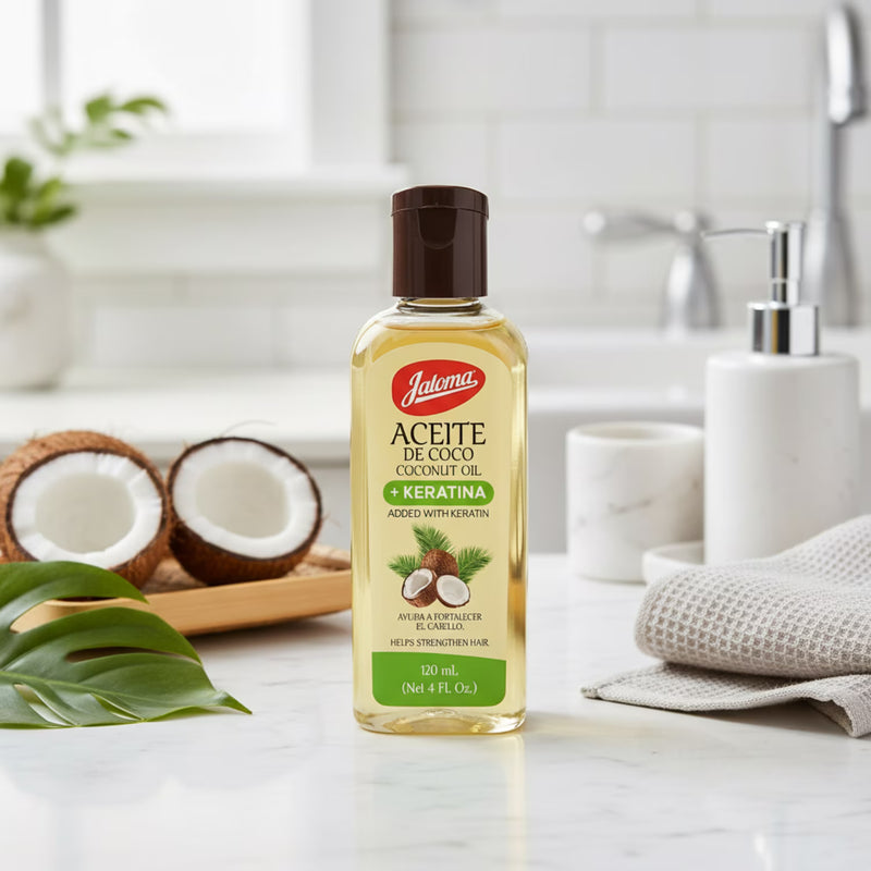 Jaloma Coconut Oil For Hydration Of All Skin And Hair Types, 4 fl oz