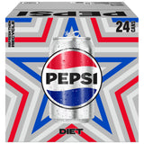 Diet Pepsi Soda Pop, 12 fl oz, 24 Pack Cans