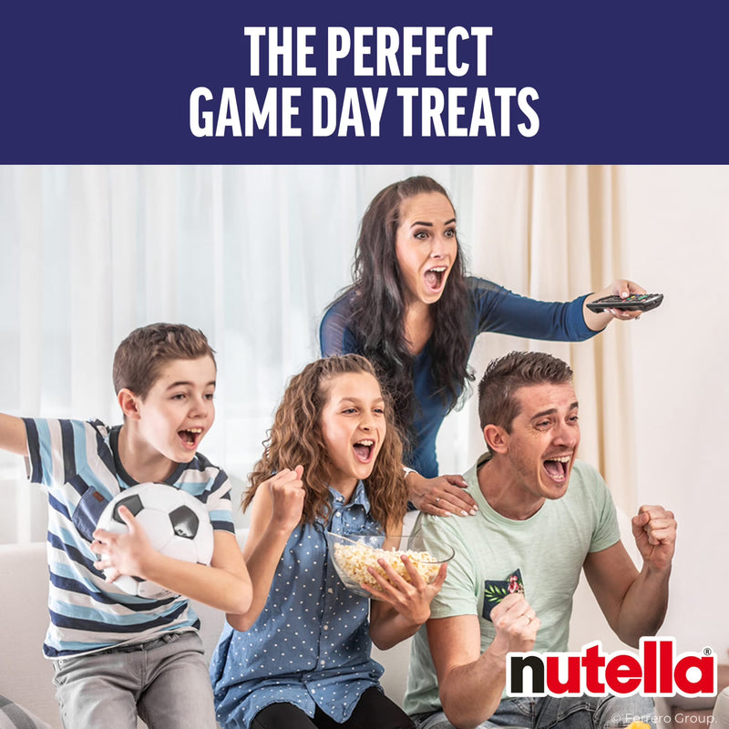 Nutella Biscuits Cookies Filled with Nutella Hazelnut Spread, Sweet Snack Pack, 9.7 oz