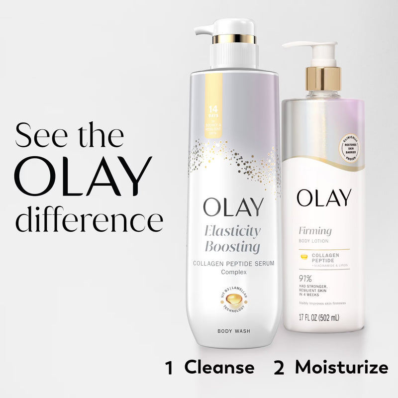 Olay Firming Body Lotion, Hydrating, Collagen, Pump 17 fl oz