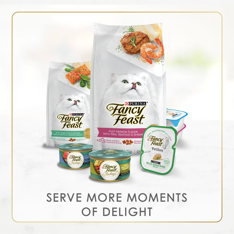 Purina Fancy Feast Gravy Lovers Kitten Food, Wet Cat Food, Poultry & Beef, 3 oz Cans