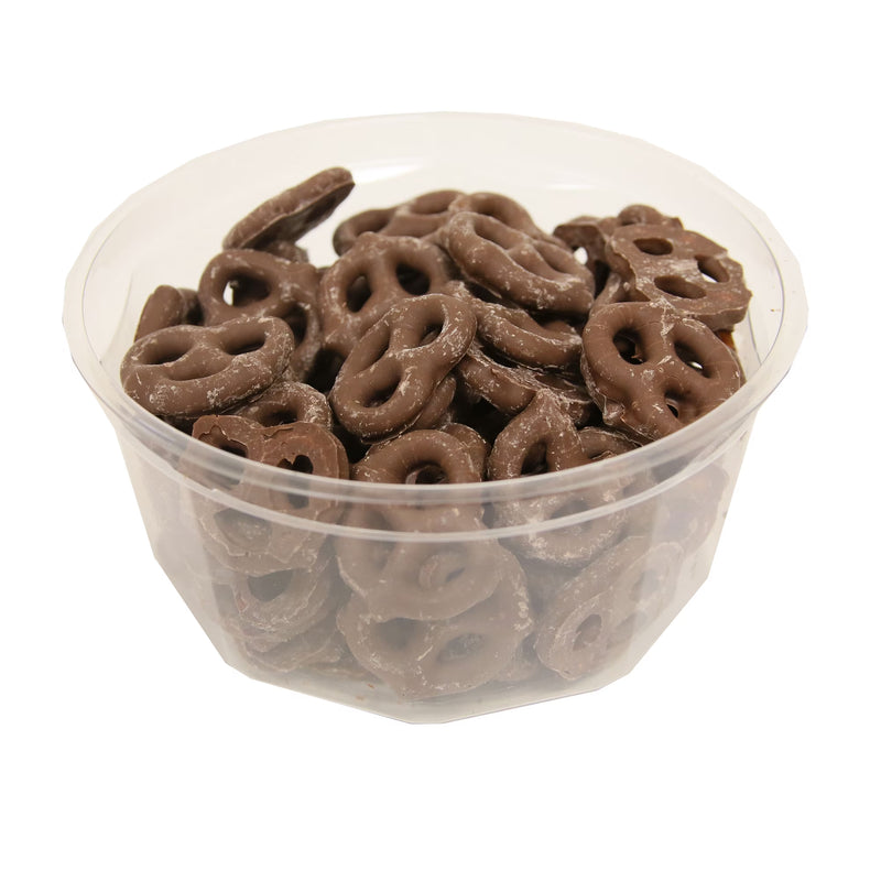 Zachary Real Milk Chocolate Covered Pretzels Snack, 14 oz. Tub