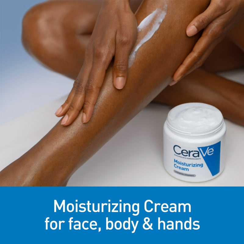 CeraVe Moisturizing Cream for Face & Body Normal to Very Dry Skin with Pump 16 oz