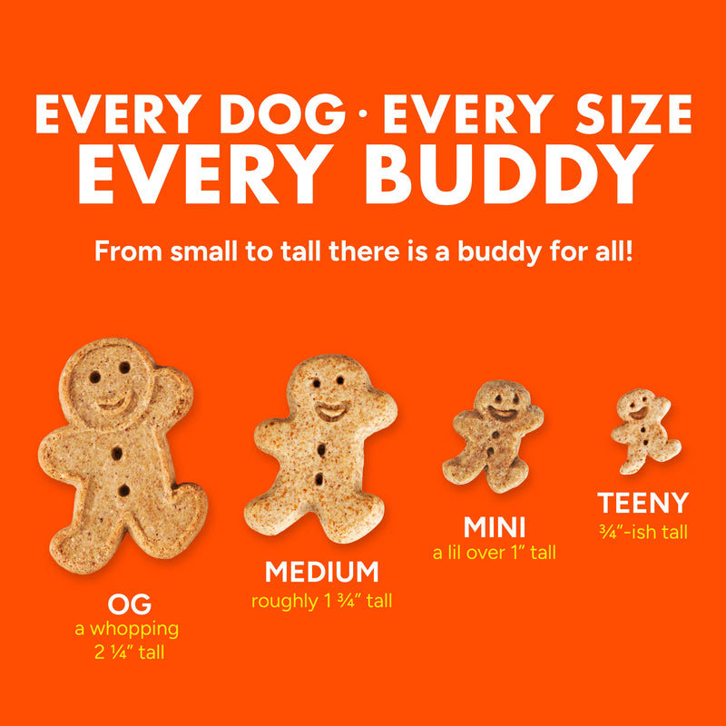 Buddy Biscuits Crunchy Dog Treats, Peanut Butter, 16 oz. Box