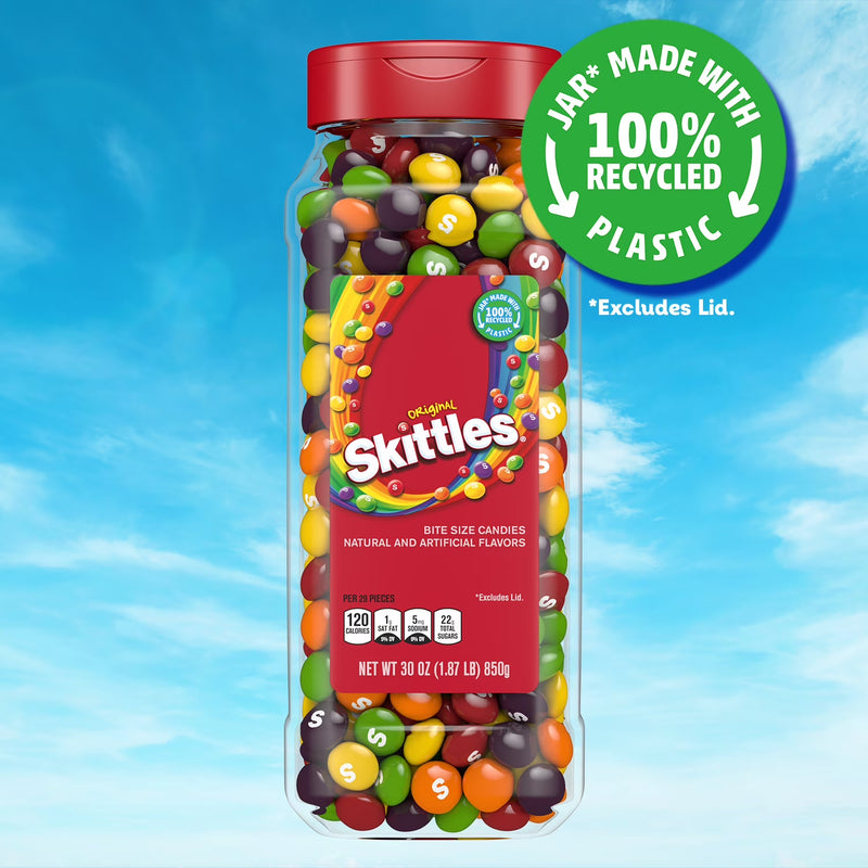 Skittles Original Chewy Candy Candy - 30 oz Bulk Jar