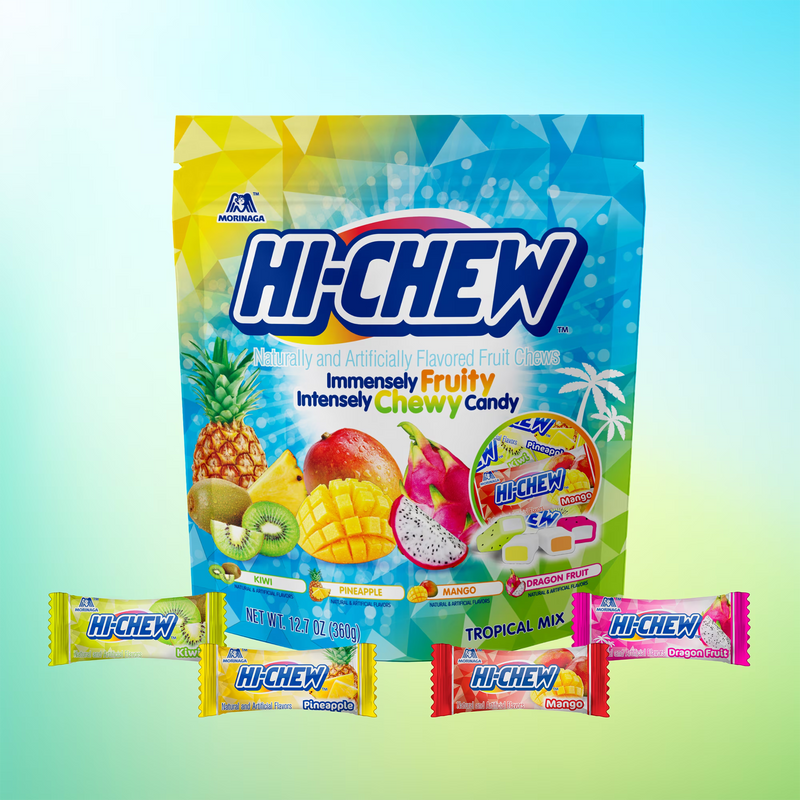 Hi-Chew Tropical Mix Chewy Candy, 12.7 oz, Bag