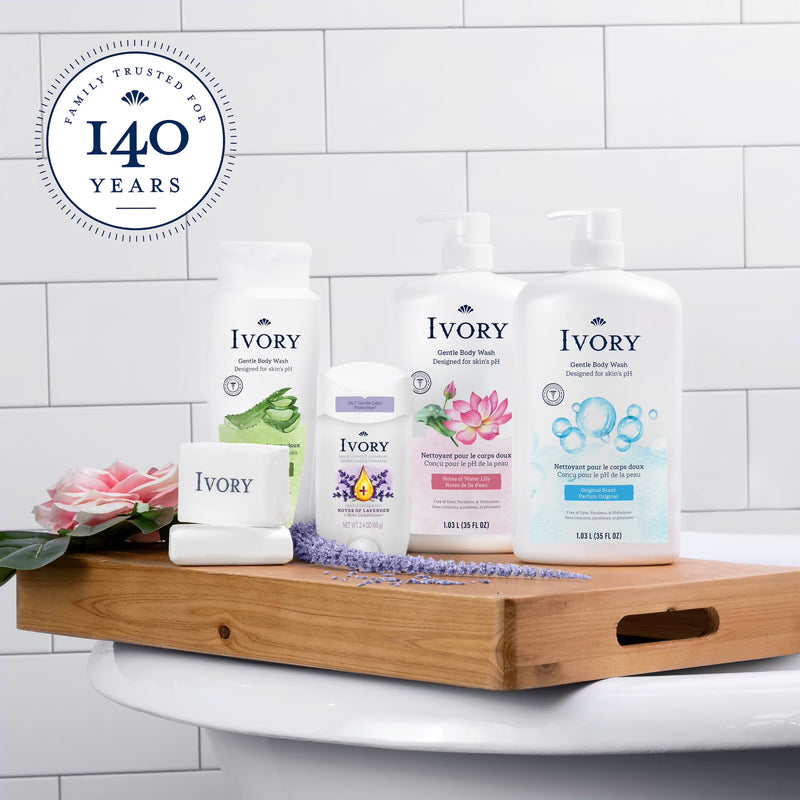 Ivory Gentle Bar Soap, Original Scent 3.17 oz (12 count)