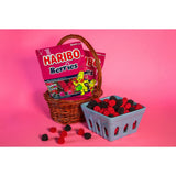 HARIBO Berries Original Red and Black Raspberry Gummies Fruit Flavor Crunchy and Chewy Gummy Candy, 8oz, Share Size Bag