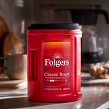 Folgers Classic Roast Ground Coffee, Medium Roast, 40.3 oz Canister