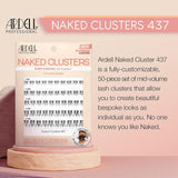 Ardell Naked Clusters 437, Natural Cluster Lashes with Invisiband, Mixed Length Lash Clusters, 50 Count