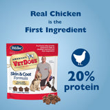 Bil-Jac VetDogs Veteran's K-9 Corps Skin & Coat Formula, Soft & Moist Dog Treats, Chicken, 10 oz