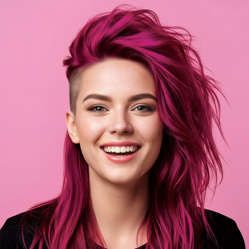 Splat Midnight Magenta Hair Dye Kit, Semi-Permanent Dark Pink Hair Color for Brunettes, Vegan