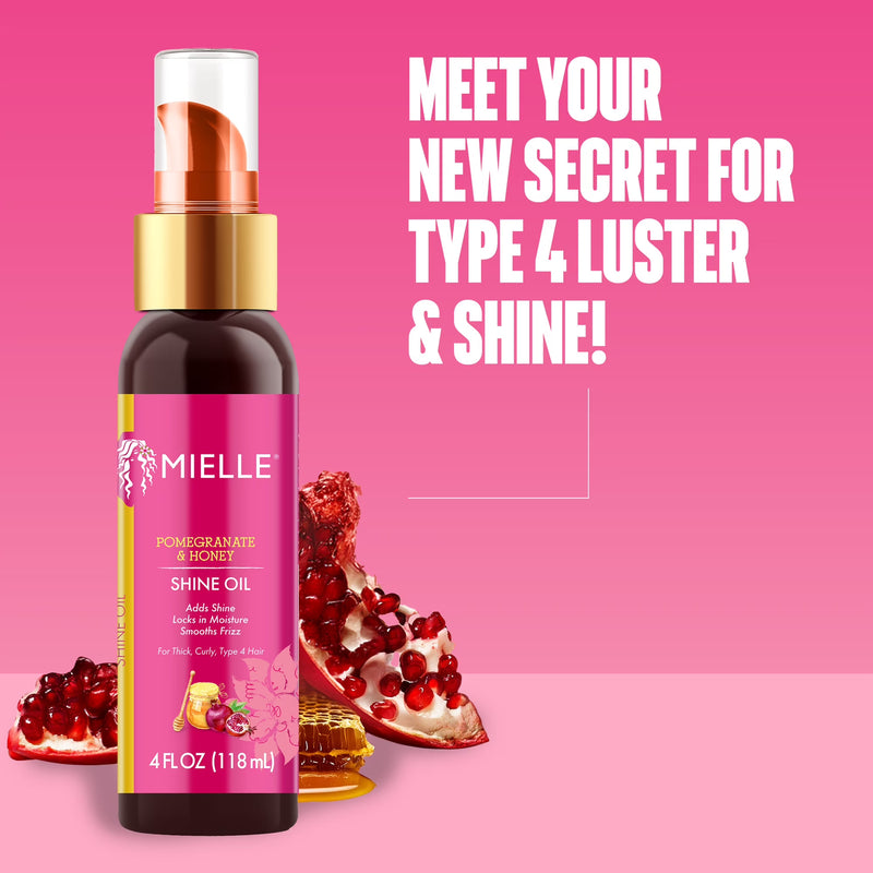 Mielle Pomegranate and Honey Shine Oil - 4 oz