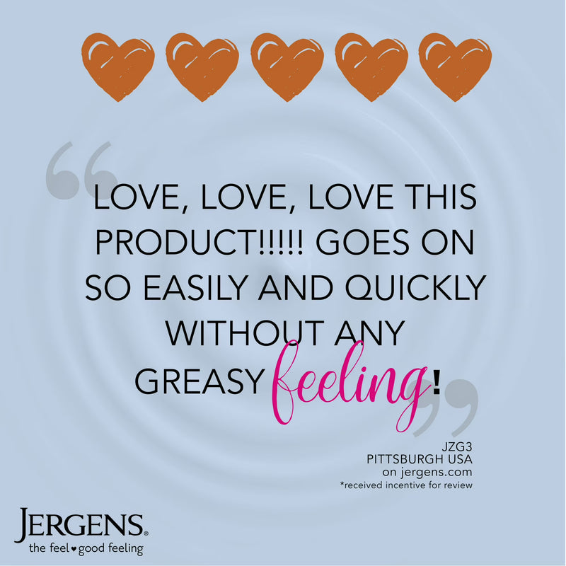 Jergens Argan Oil Weightless Wet Skin Body Lotion, Non-Greasy Moisturizer, for Dry Skin, 10 oz