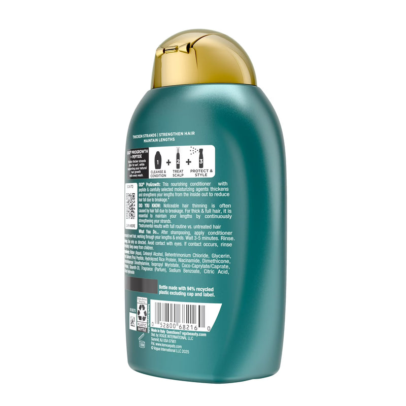 OGX ProGrowth + Peptide Conditioner, 13 fl. oz