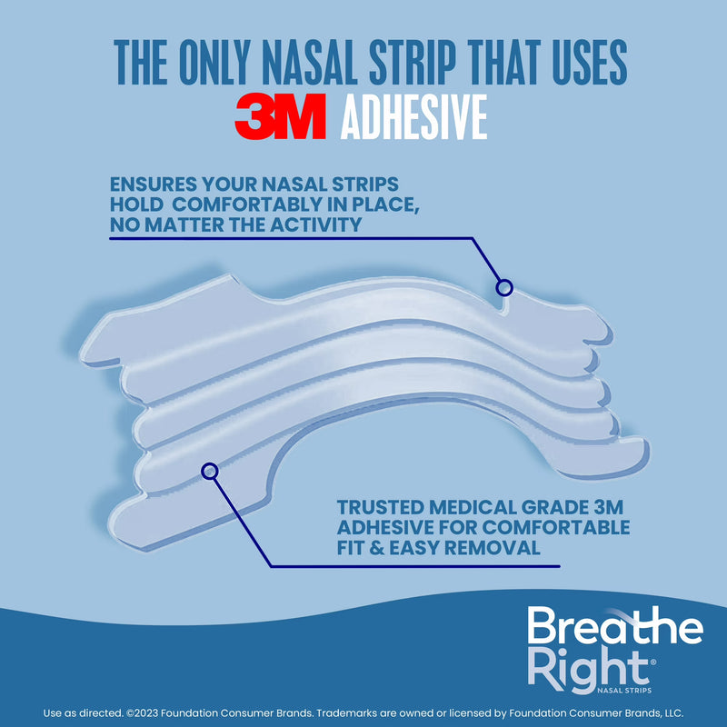 Breathe Right Nasal Strips, Clear Nasal Strips, Extra Strength, For Sensitive Skin, 26 Count