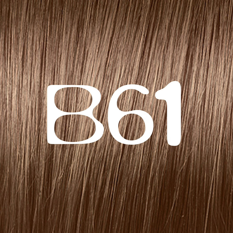 L'Oreal Paris Feria Shimmering Permanent Hair Color, B61 Downtown Brown, Strengthens Hair, 1 Kit