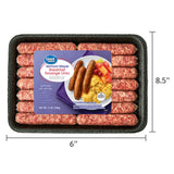Great Value Uncooked Vermont Maple Breakfast Pork Sausage Links, 12 oz Package