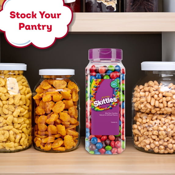 SKITTLES Wild Berry Chewy Candy – 30 oz Resealable Jar