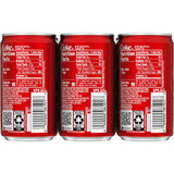 Coca-Cola Soda Pop Mini Cans, 7.5 fl oz, 6 Pack