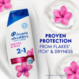 Head and Shoulders 2 in 1 Dandruff Shampoo and Conditioner, Smooth and Silky, 12.5 oz