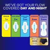 Always Maxi Pads with Wings, Size 5, Extra Heavy Overnight, 36 Count