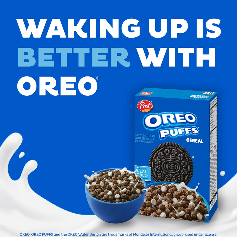 Post OREO PUFFS™ Cereal, Crunchy 16.5 oz box