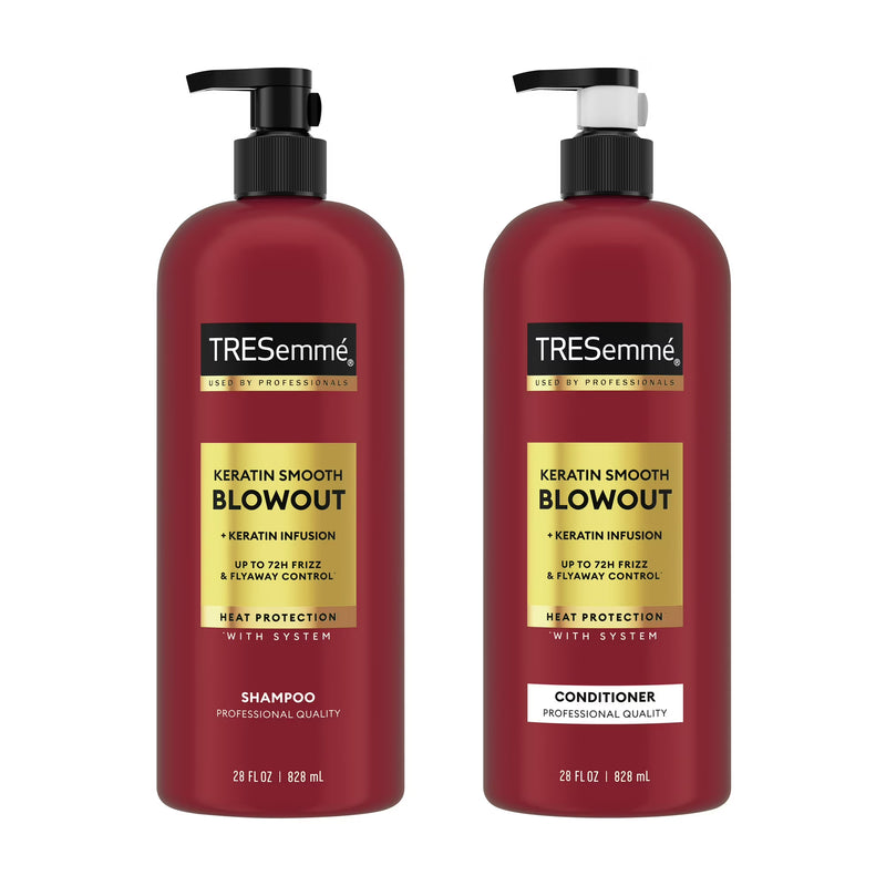 Tresemme Shampoo & Conditioner Keratin Smooth, 28 Fl oz 2 Count