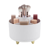 Premium Rotating Beauty Organizer with 5 Compartments for Easy Access