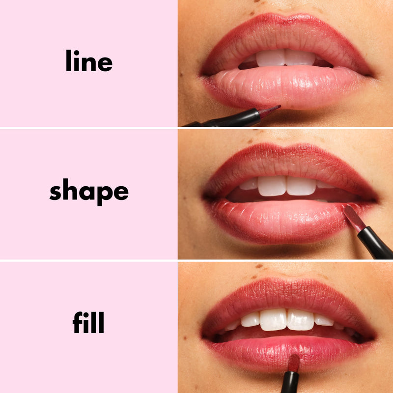 e.l.f. Main Stain Lip Marker, Rose Macaron, 0.034 fl oz