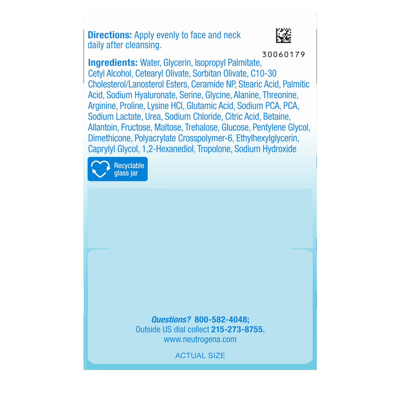 Neutrogena Hydro Boost Hyaluronic Acid Water Cream, Moisturizing Face Cream, 1.7 fl oz