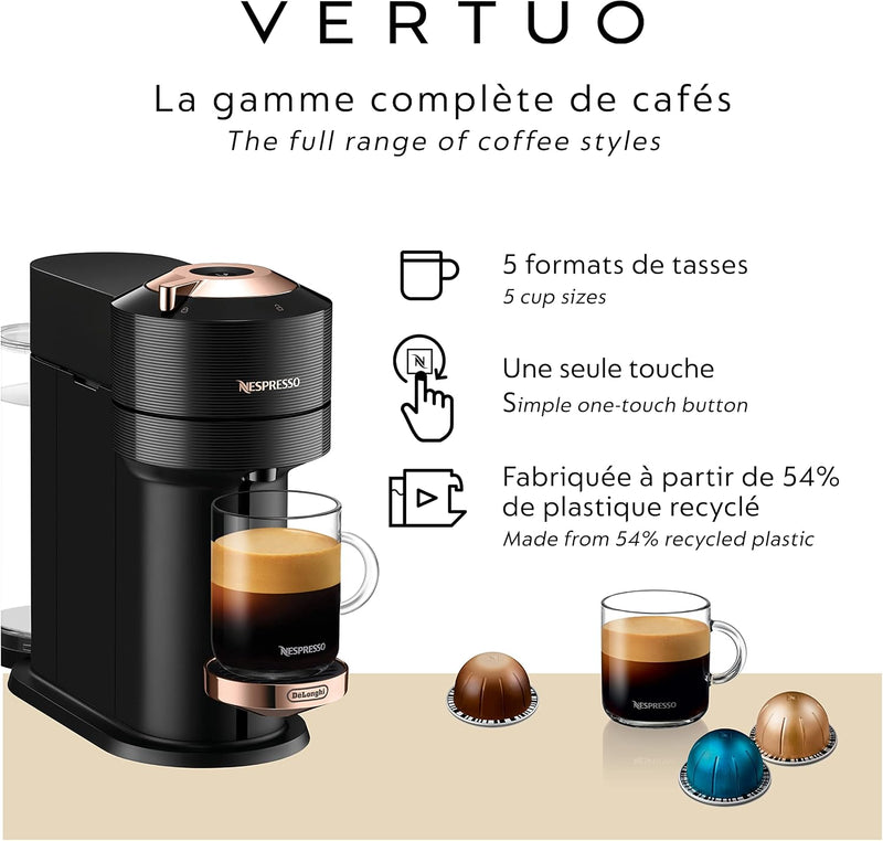 Vertuo Next Premium Black Rose Gold