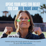 Breathe Right Nasal Strips, Clear Nasal Strips, Extra Strength, For Sensitive Skin, 26 Count