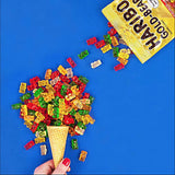 HARIBO Goldbears Gummy Bears Original Assorted Fruit Flavor Candy Gummies, Candy Tub, 22.8oz, 54ct Mini Gummy Pouches