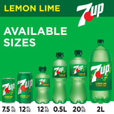 7UP Caffeine Free Lemon Lime Soda Pop, 12 fl oz, 24 Pack Cans
