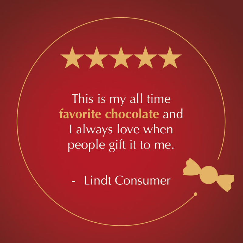 Lindt LINDOR Milk Chocolate Candy, 5.1 oz Bag