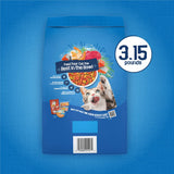 Purina Friskies Dry Cat Food Seafood Sensations with Salmon, Tuna, and Shrimp Flavors, 3.15 lb Bag