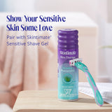 Skintimate Sensitive Women's 4-Blade Disposable Razors, 4 Count