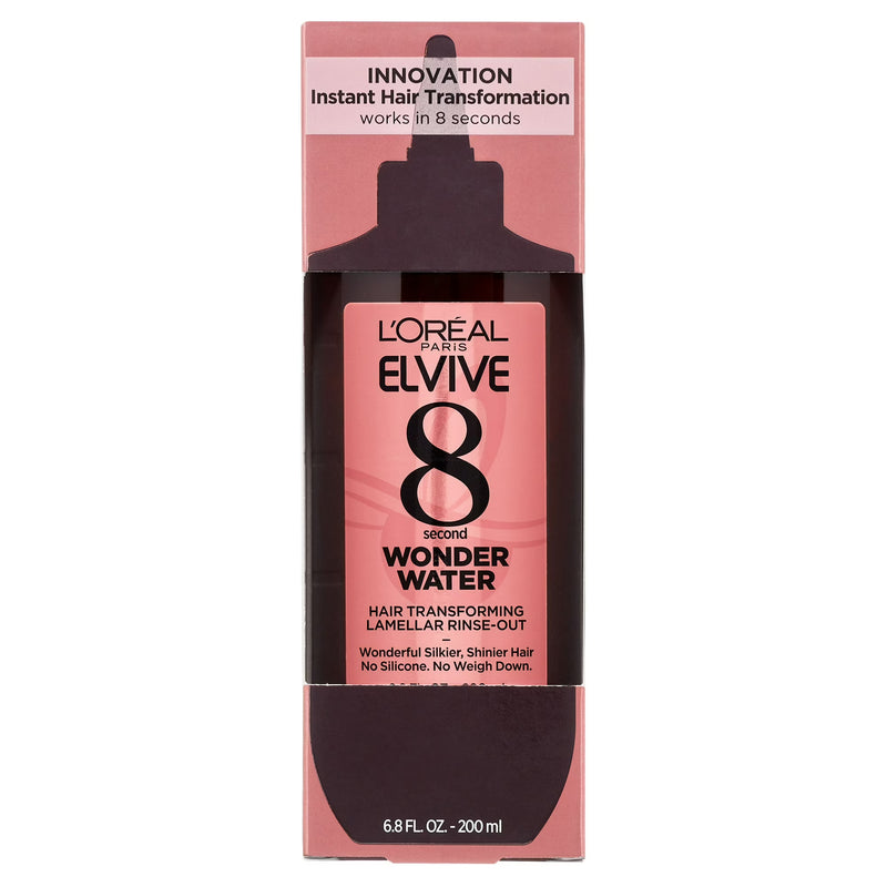 L'Oreal Paris Elvive Wonder Water Lamellar Rinse-out Treatment, for Damaged Hair, 6.8 fl oz, Light Weight