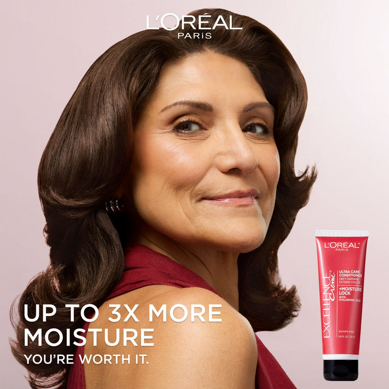 L'Oreal Paris Excellence - Hair Color Moisture Lock Ultra Care Conditioner, 4 fl oz