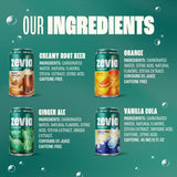 Zevia Zero Sugar, 0 Calorie Variety Soda, 12 fl oz, 8 Pack Cans