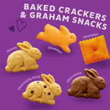 Annie's Organic Variety Pack, Cheddar Bunnies, Bunny Grahams and Cheddar Squares, 12 Count